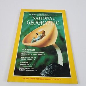 National Geographic Magazine January 1983 No‎ Insert